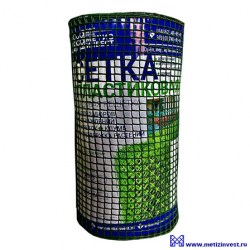 Пластиковая сетка (садовая решетка) с размером ячеек 15x15 мм